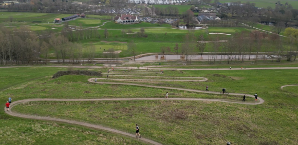 Zie de drone beelden onder tabblad niews